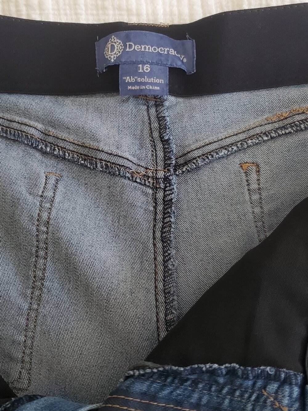 Democracy "Ab"solution Comfort Waist Blue Jeans - Picture 2 of 7